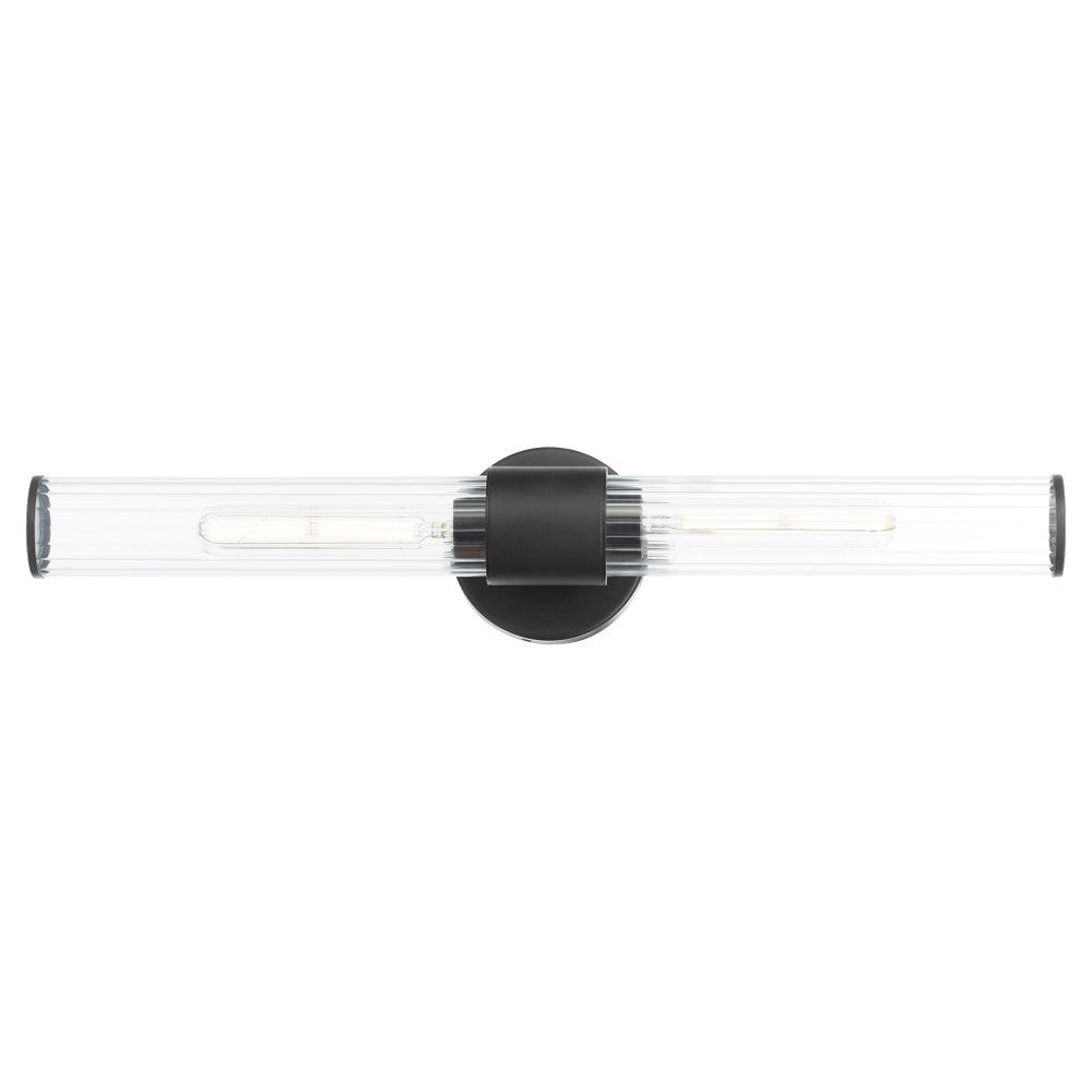 FUZE 2 Light Wet Sconce - Textured Black