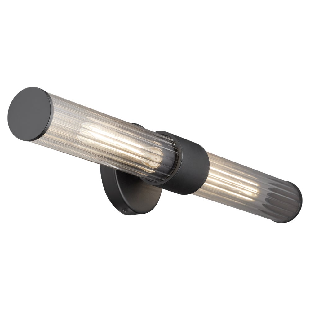 FUZE 2 Light Wet Sconce - Textured Black