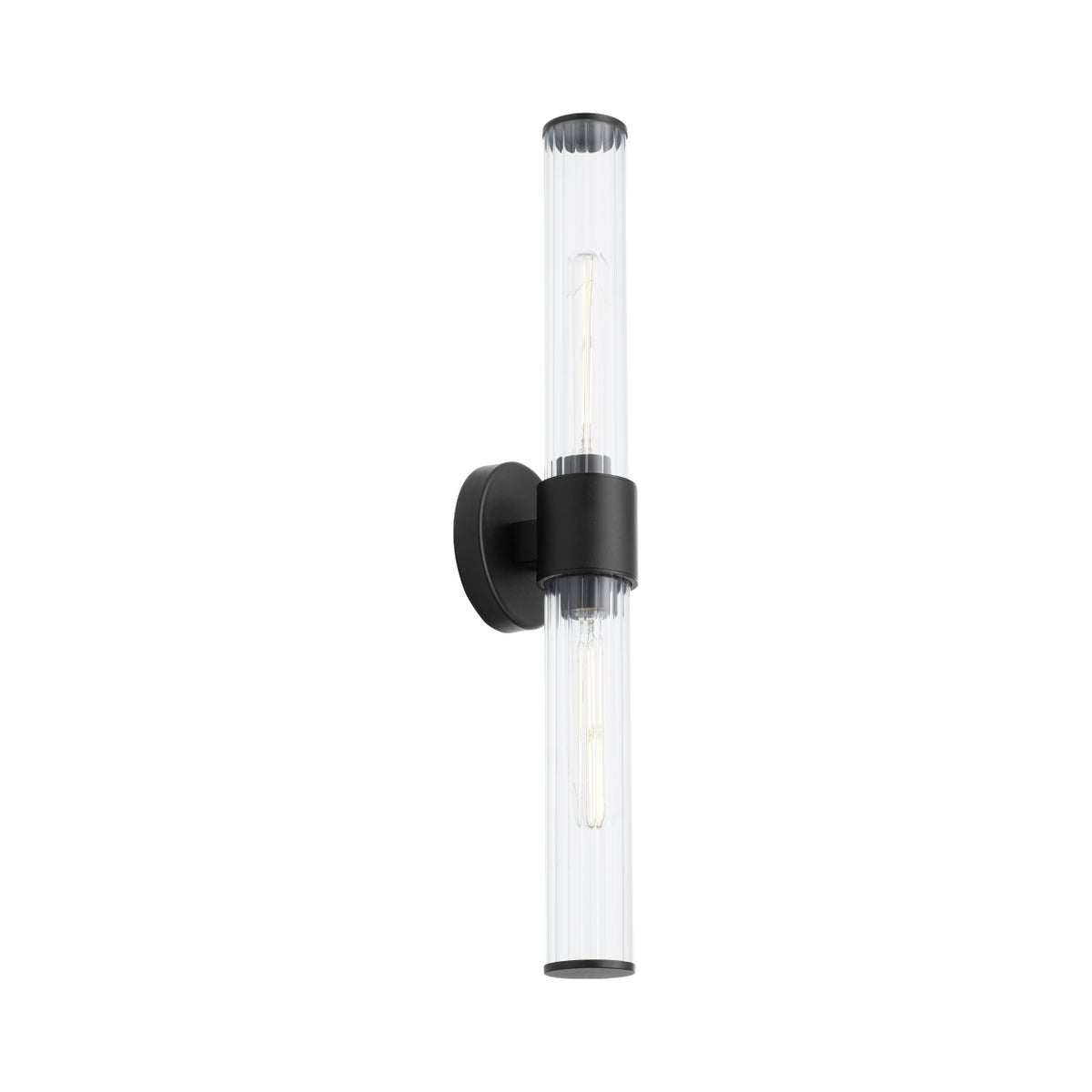 FUZE 2 Light Wet Sconce - Textured Black