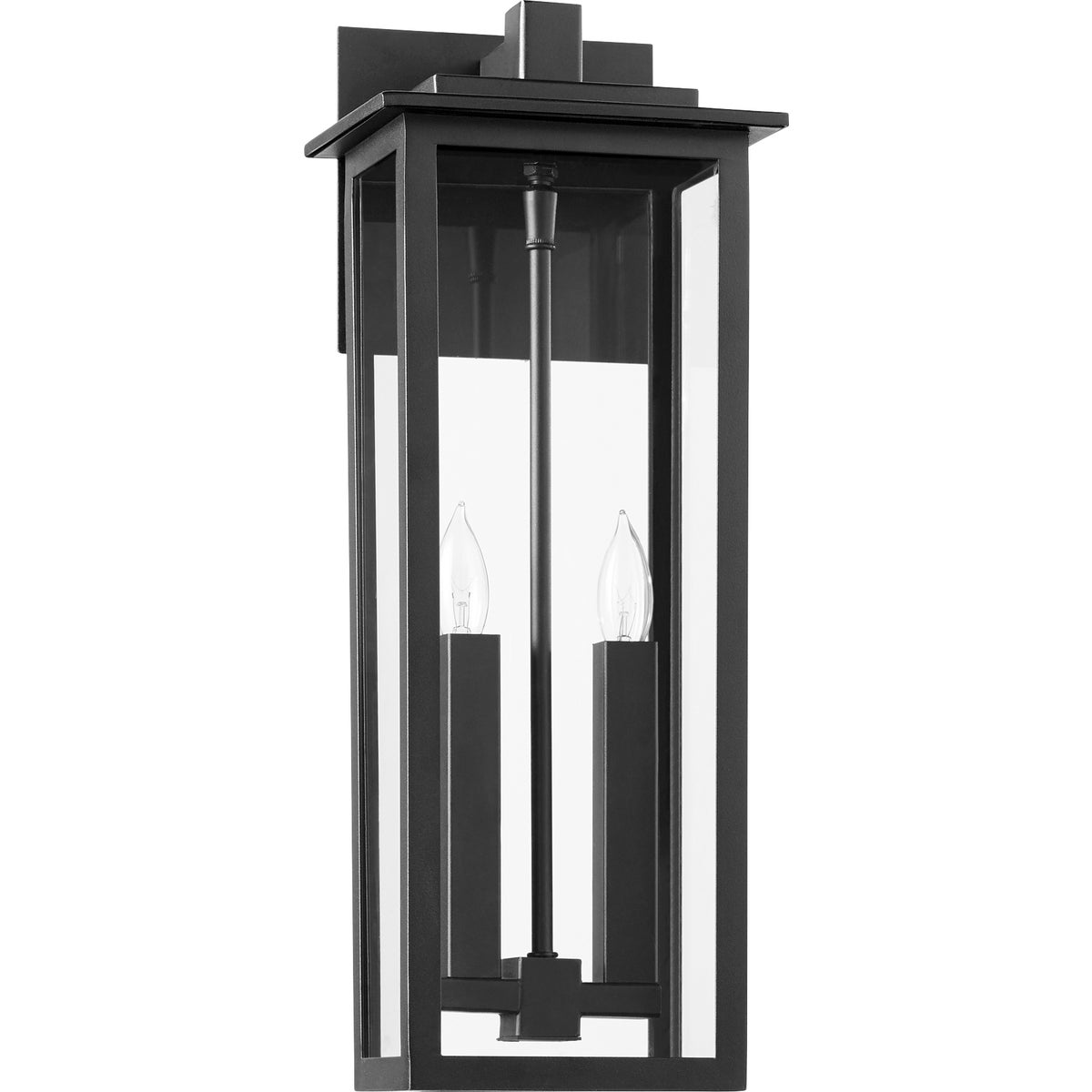 Westerly 20" 2-Light Black Outdoor Wall Lantern