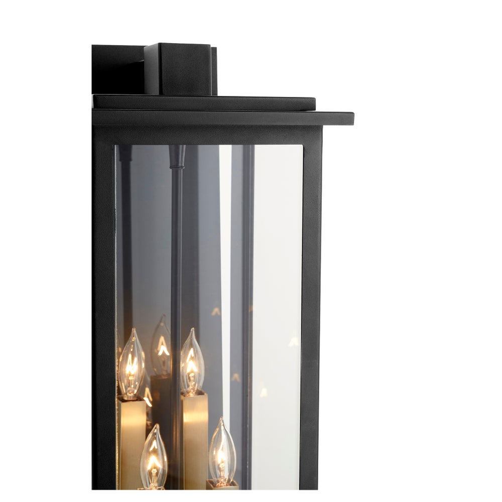 Westerly 21" 4-Light Black Outdoor Wall Lantern