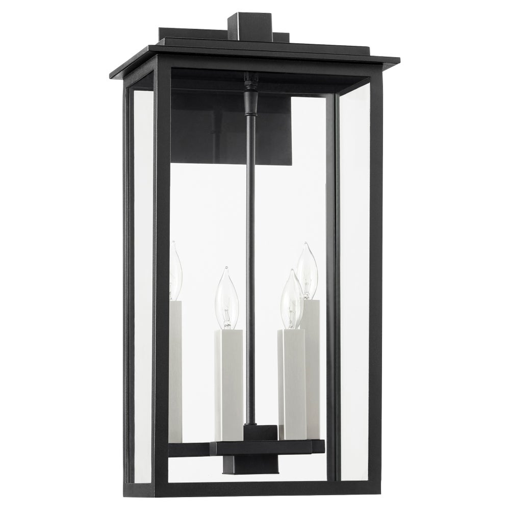 Westerly 21" 4-Light Black Outdoor Wall Lantern