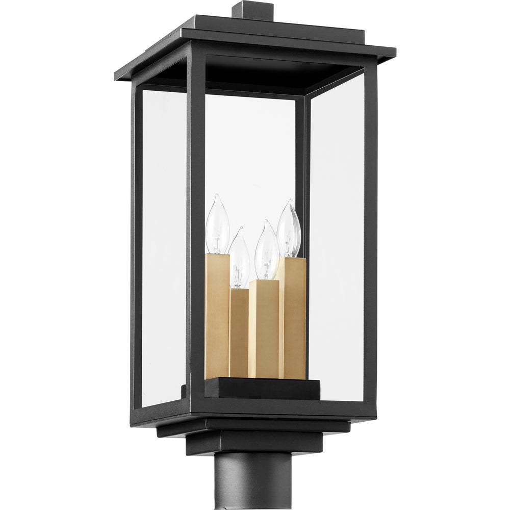 WESTERLY 4 Light POST - Black