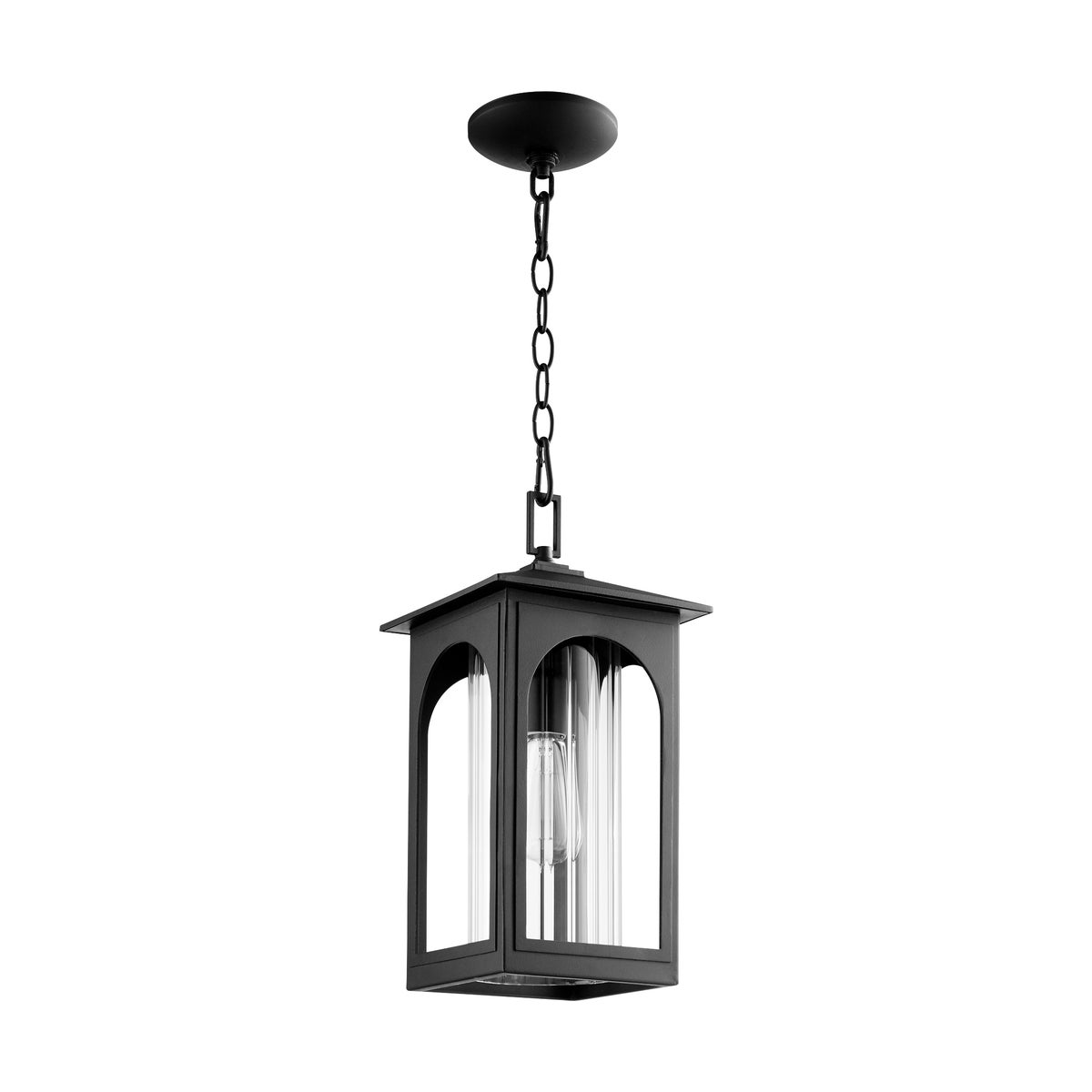 Harbor 16" 1-Light Black Outdoor Pendant