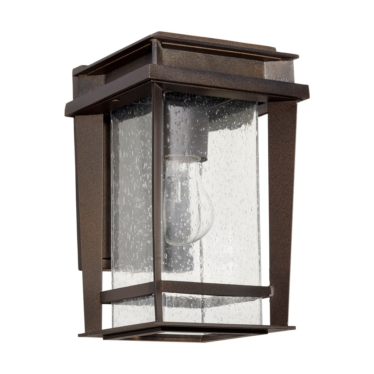Easton 12" 1-Light Oiled Bronze Outdoor Wall Light