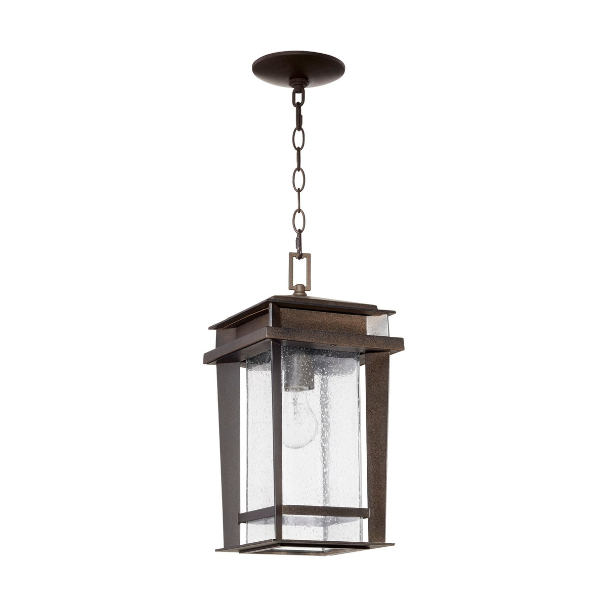 Easton 16" 1-Light Oiled Bronze Outdoor Pendant