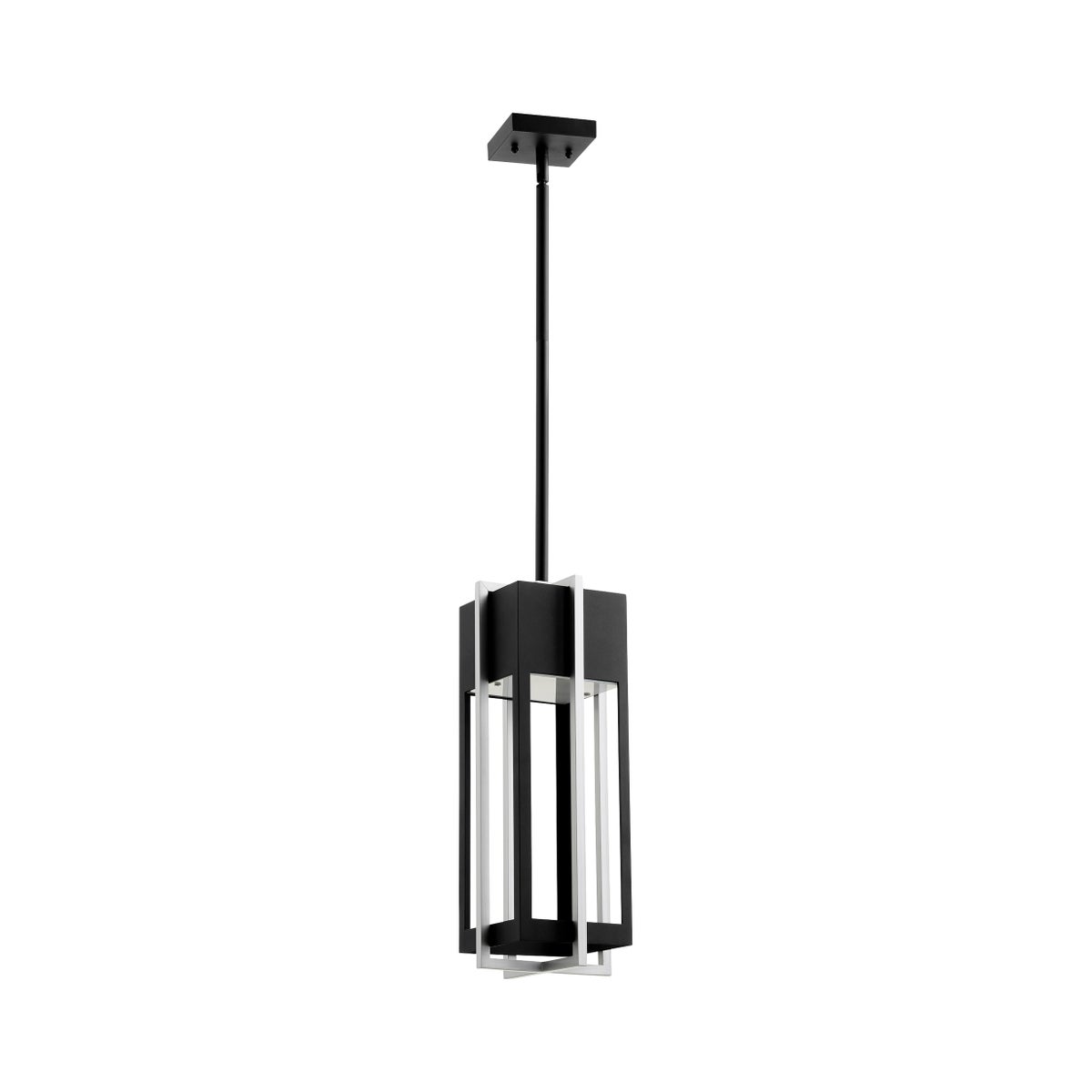 Al Fresco 18" 1-Light Black Outdoor Pendant Light