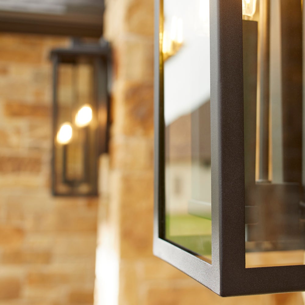 Westerly 25" 4-Light Black Outdoor Wall Lantern