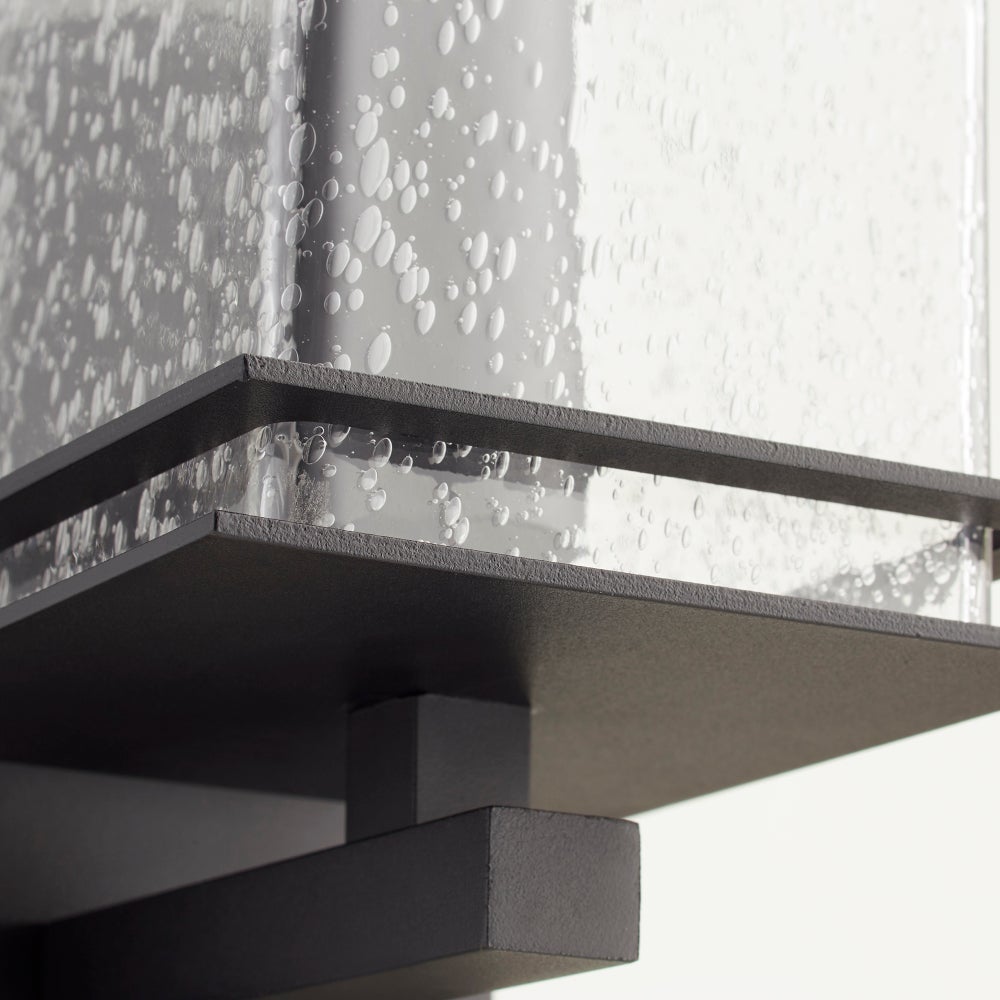 Balboa 15" 1-Light Black Modern Outdoor Wall Light