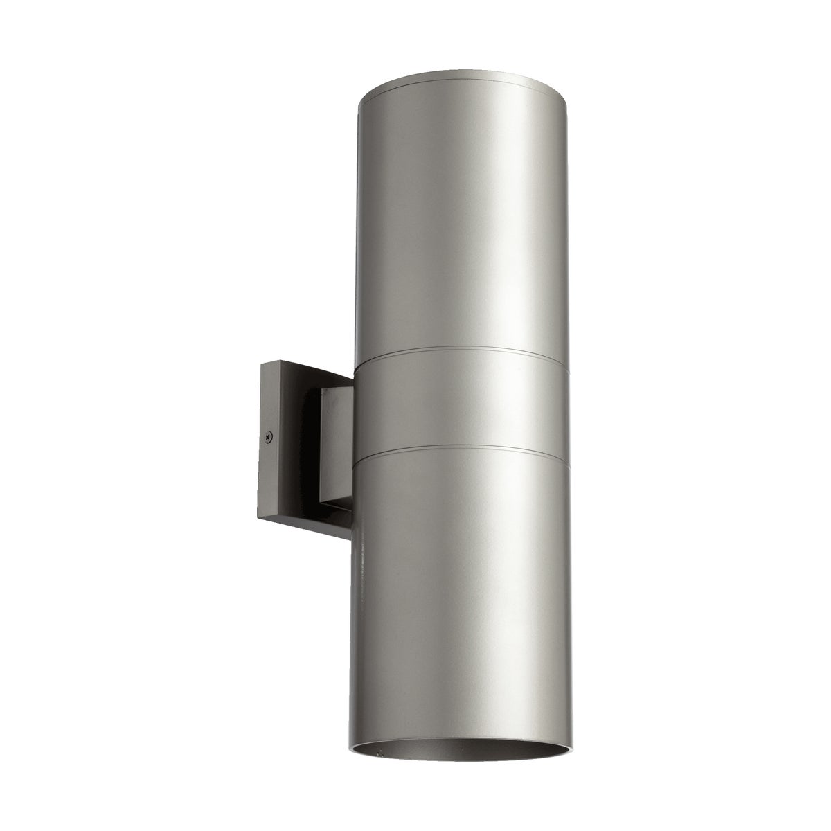 Cylinder 17" 2-Light Graphite Outdoor Wall Light
