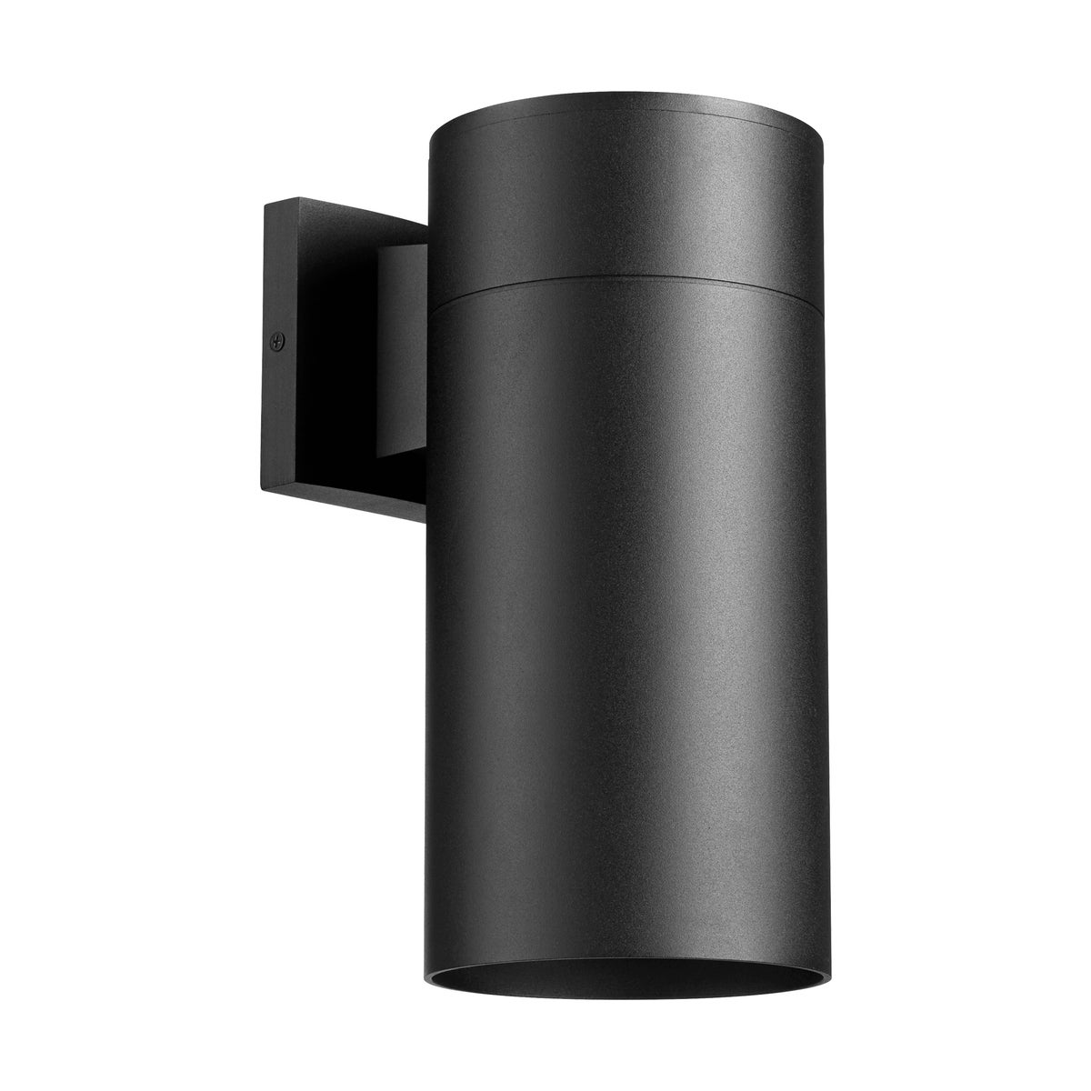 Cylinder 12' 1-Light Black Outdoor Wall Light
