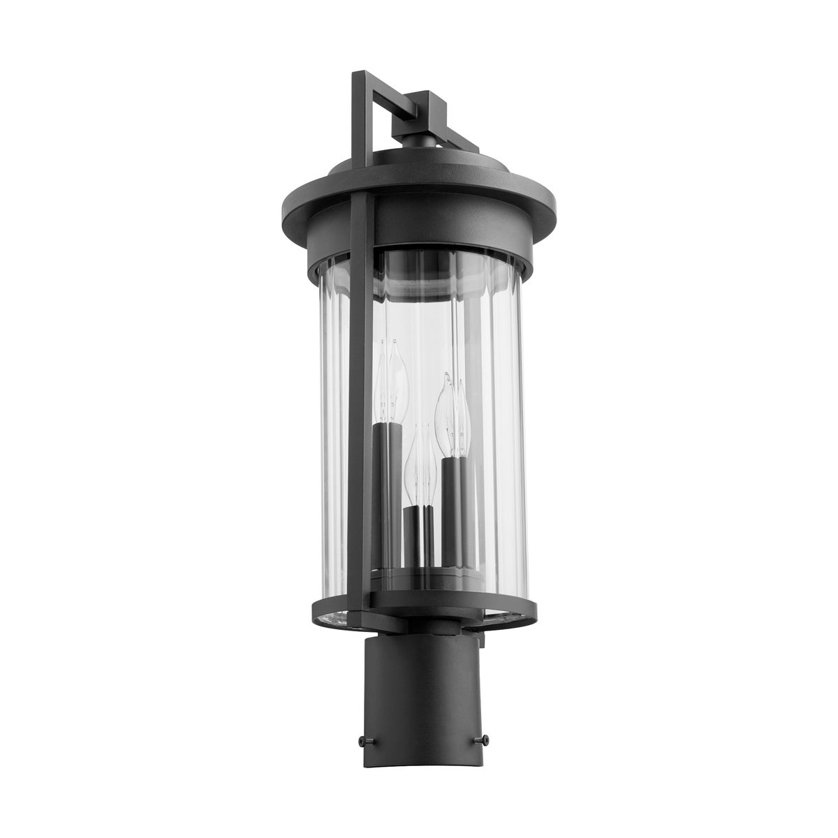 Dimas Black Transitional Outdoor Post Light