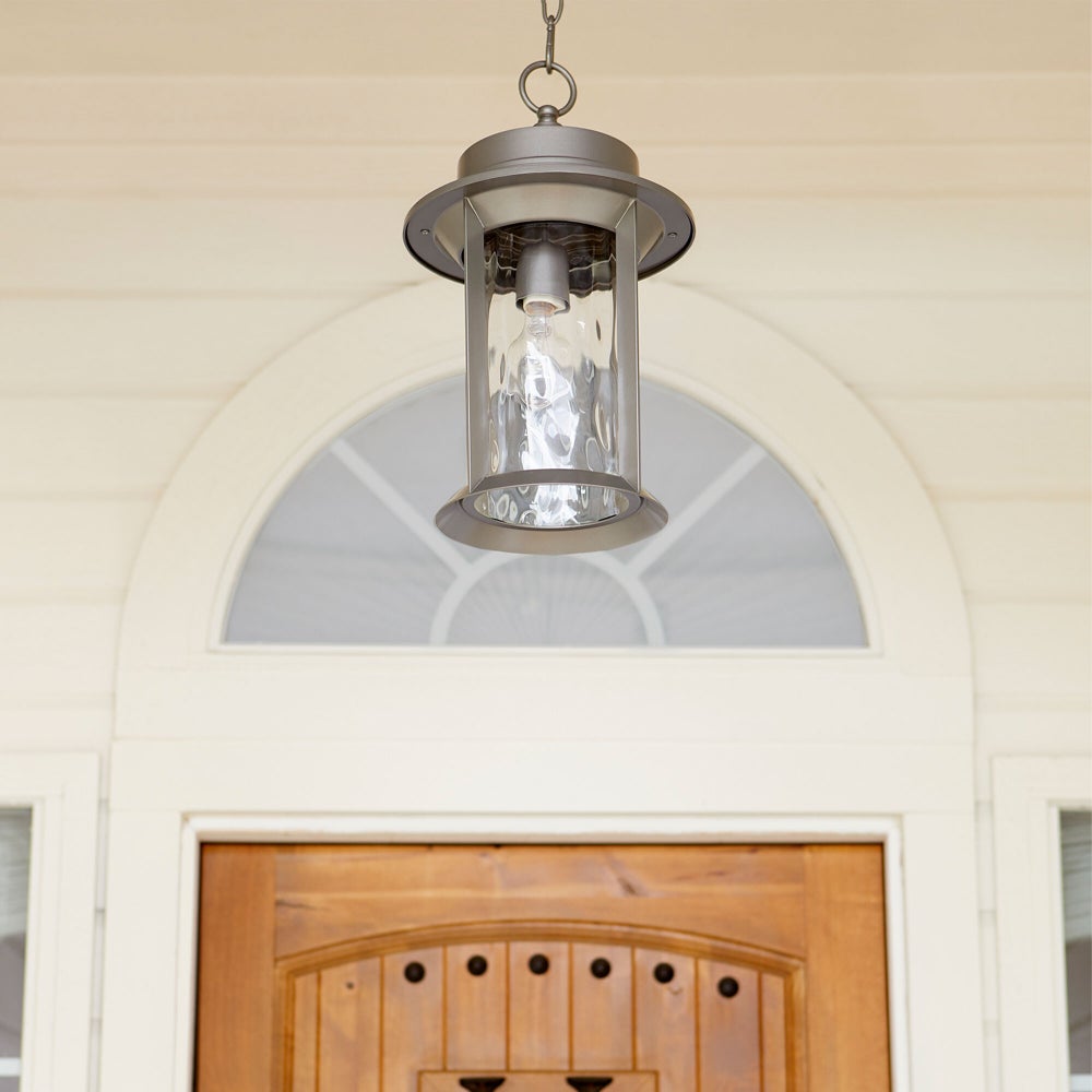 Charter 16" 1-Light Graphite Outdoor Pendant