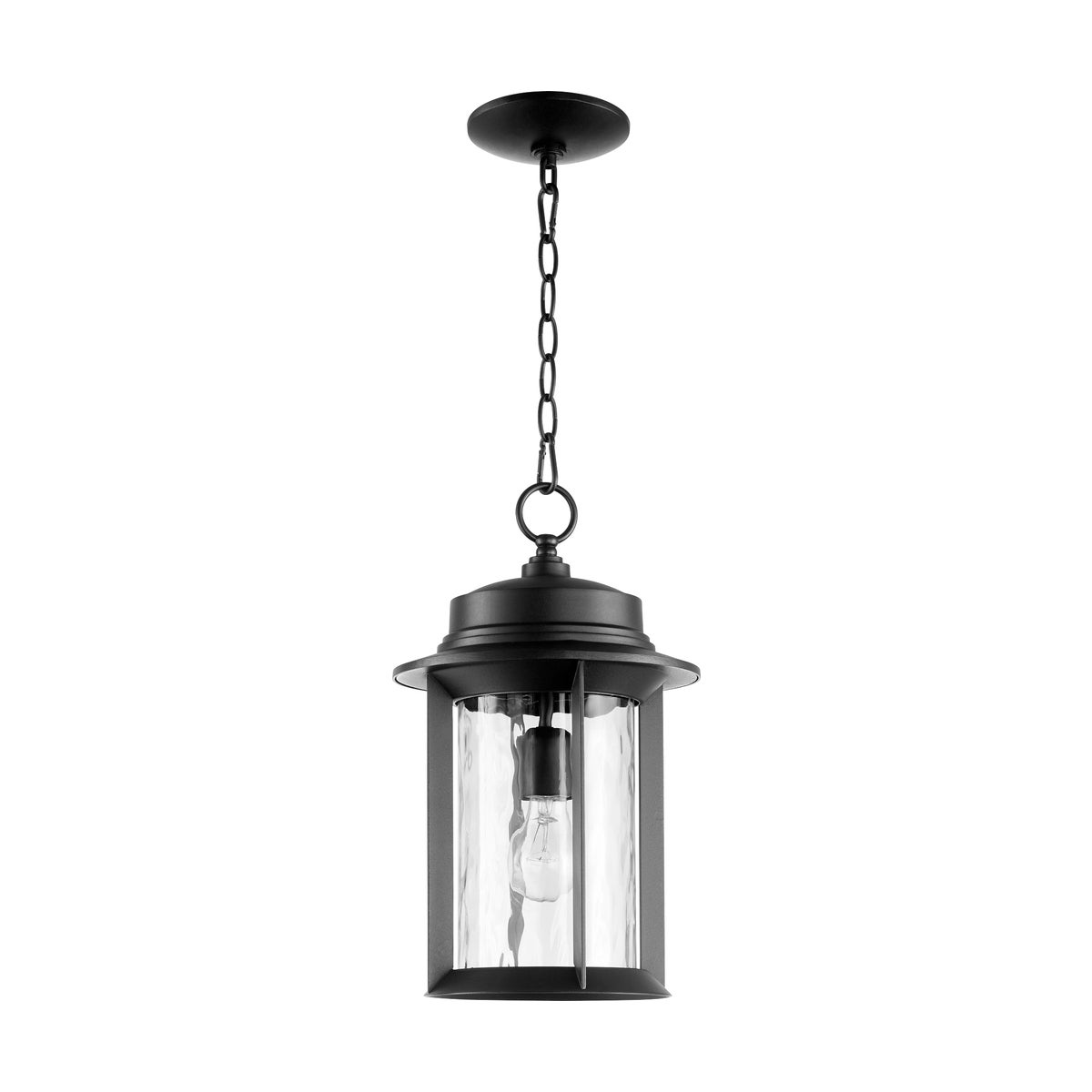 Charter 16" 1-Light Black Outdoor Pendant