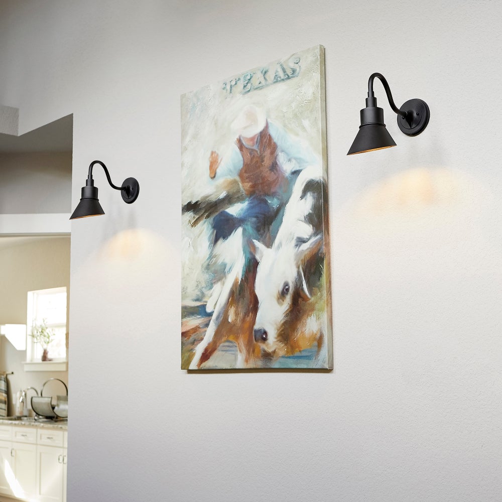 Torrey 18" 1-Light Black Outdoor Wall Light