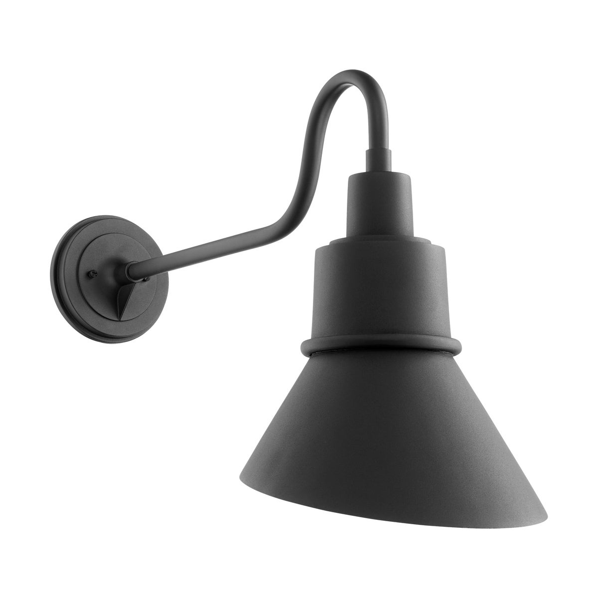 Torrey 18" 1-Light Black Outdoor Wall Light