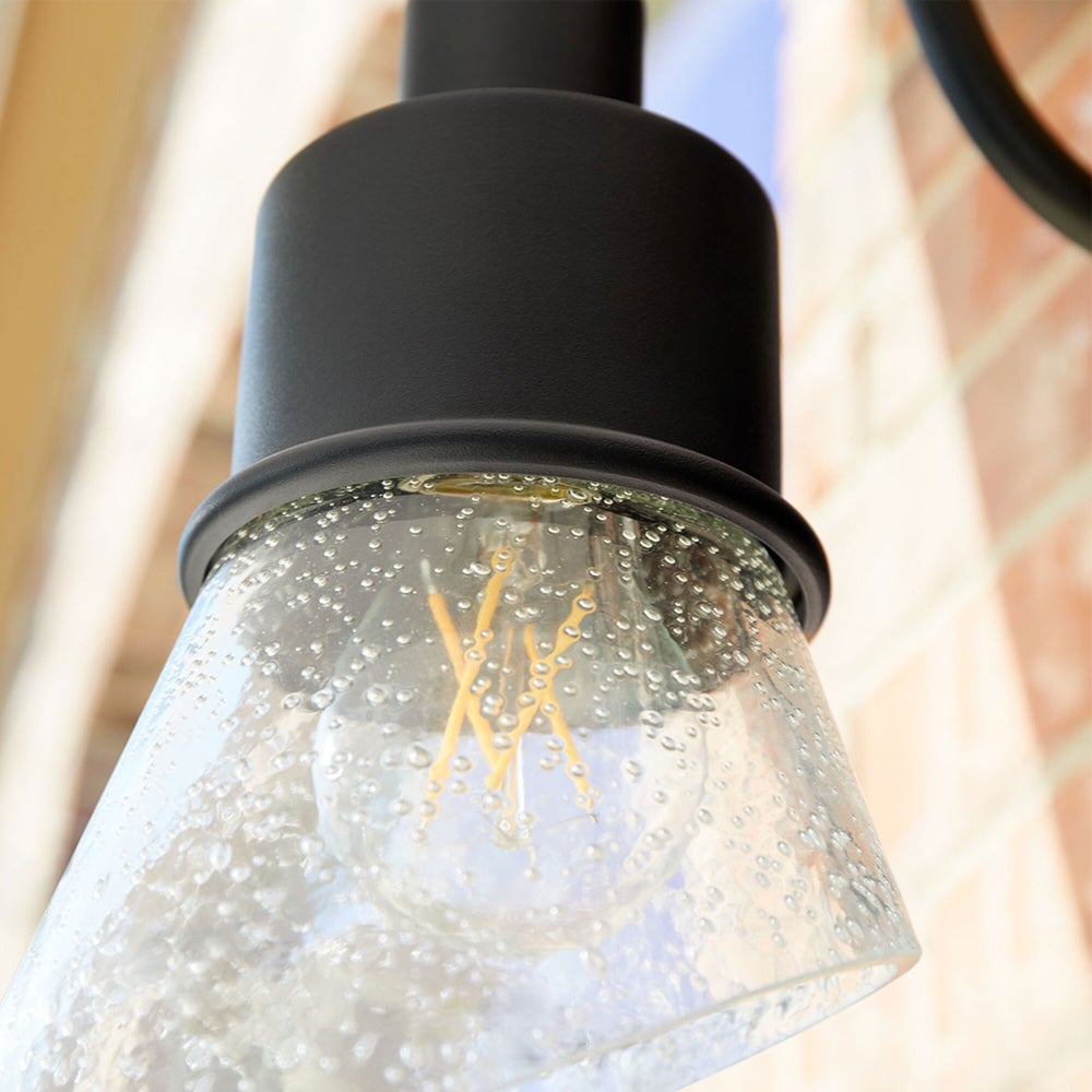 Torrey 13" 1-Light Black Outdoor Wall Light