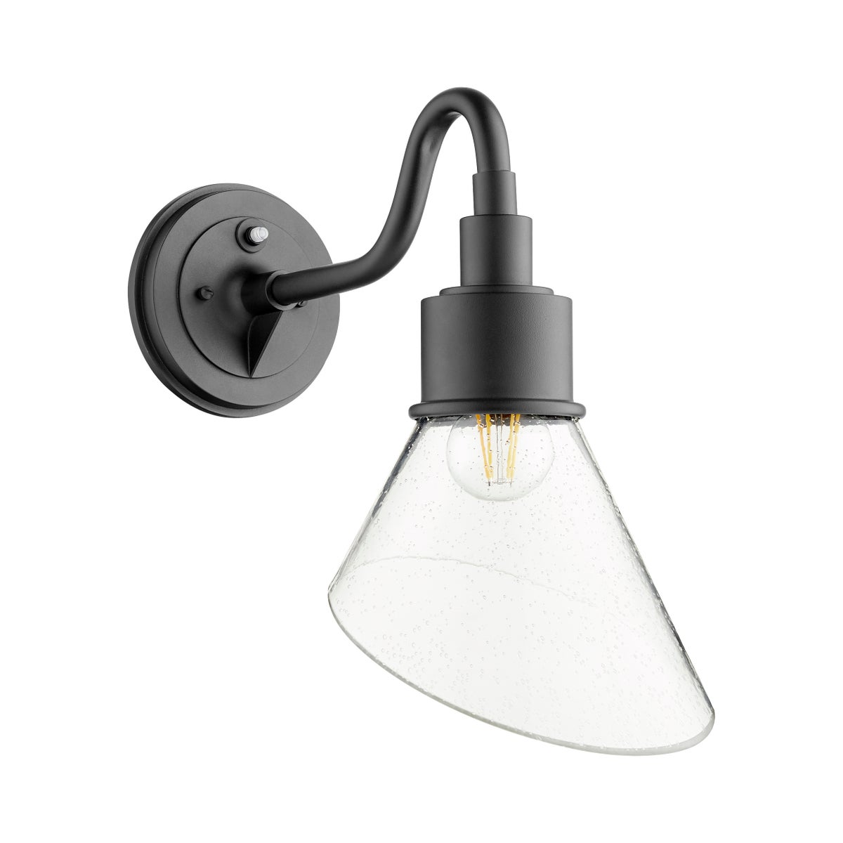 Torrey 16" 1-Light Black Outdoor Wall Light