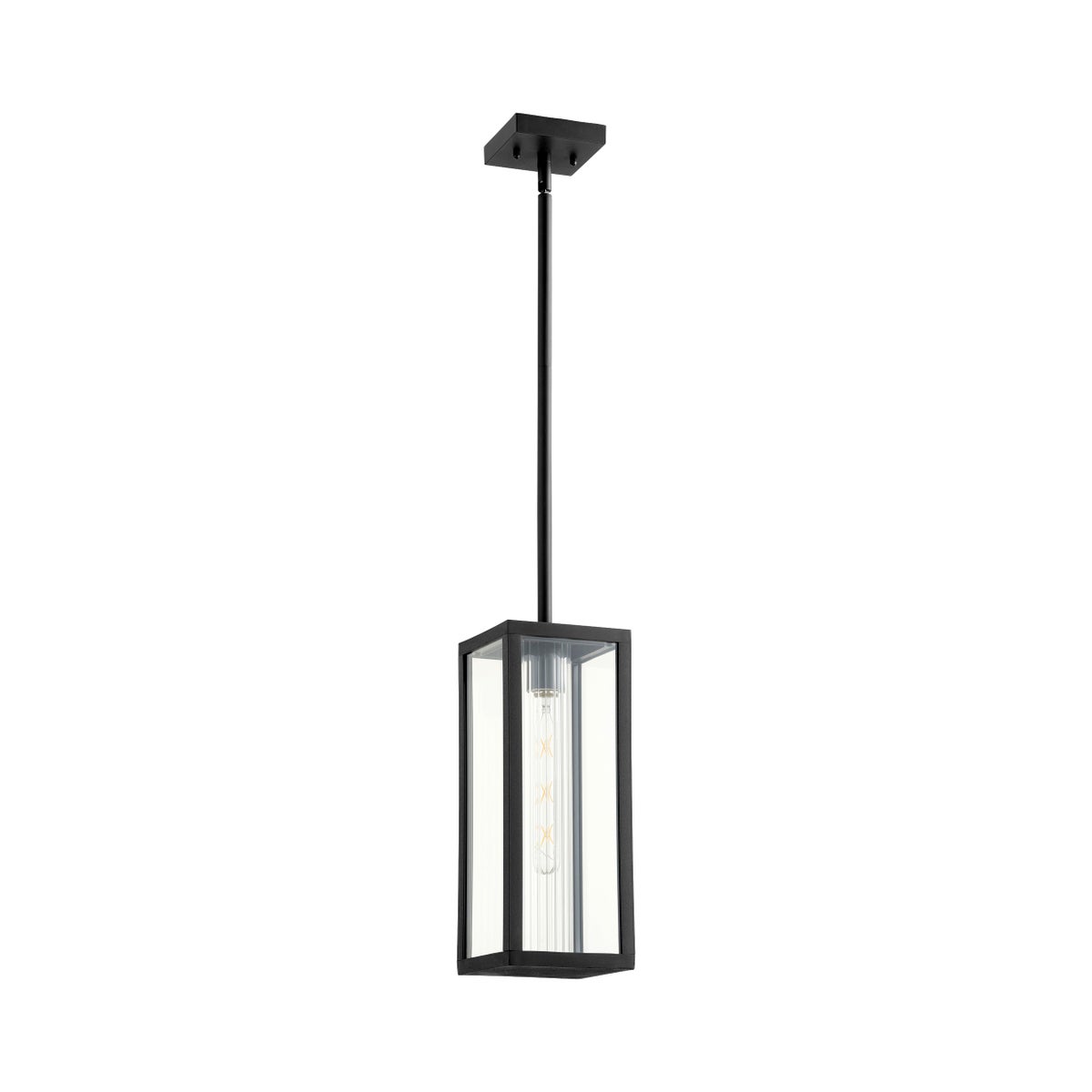 Parks 15" 1-Light Black Outdoor Pendant | Coastal Grade
