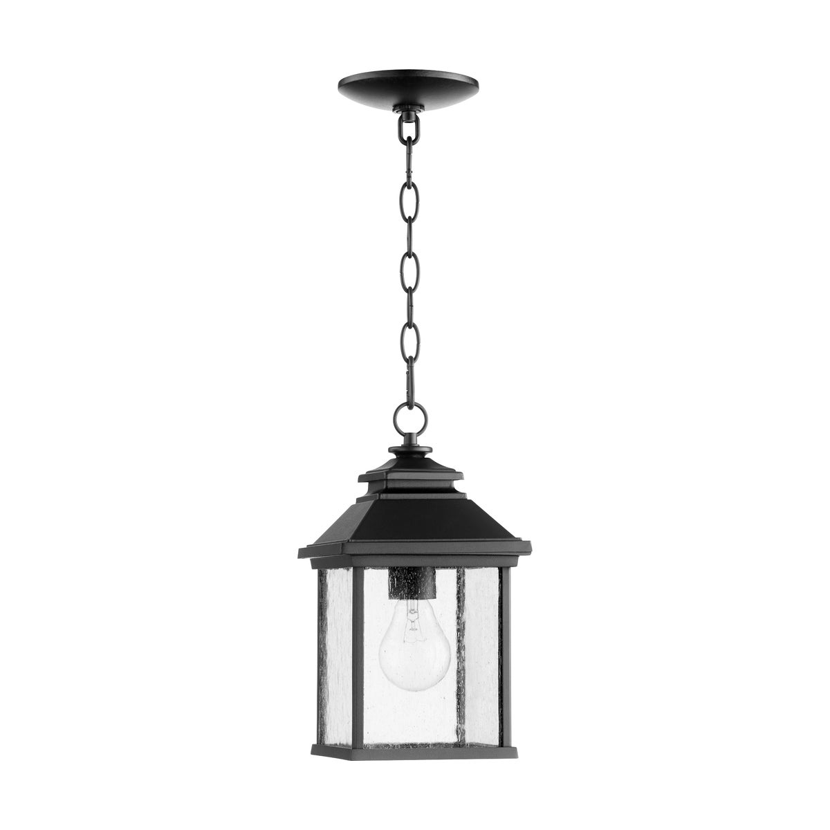 Pearson 13" 1-Light Black Outdoor Pendant