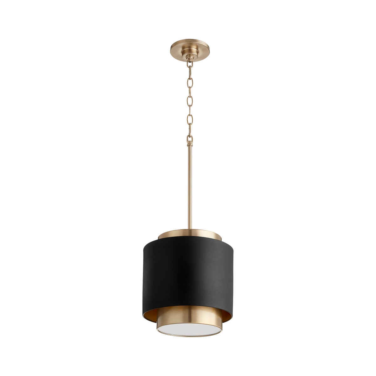 Black Soft Contemporary Pendant