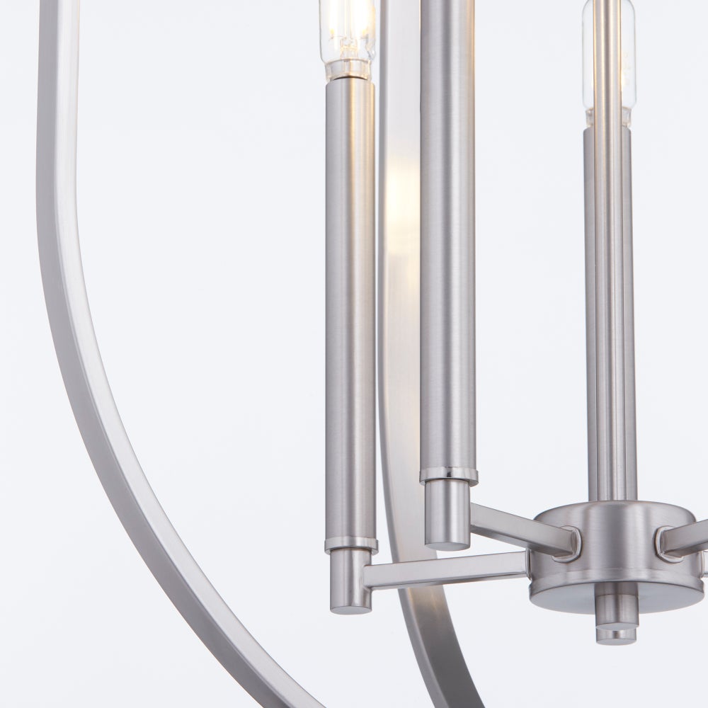 Collins 5 Light Satin Nickel Pendant