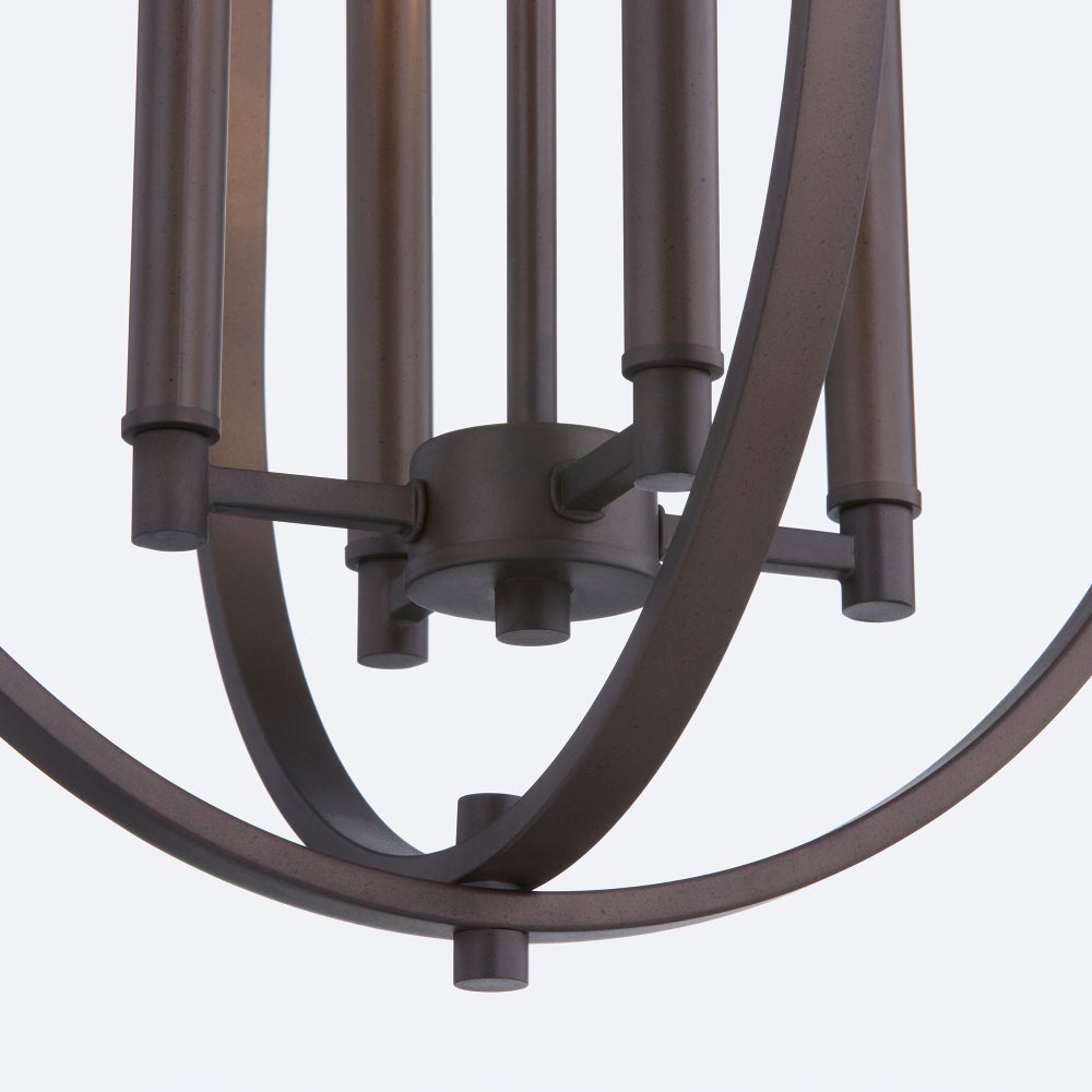 Collins 5 Light Oiled Bronze Pendant