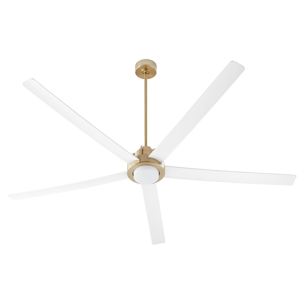 REVEL 80" Fan - Aged Brass