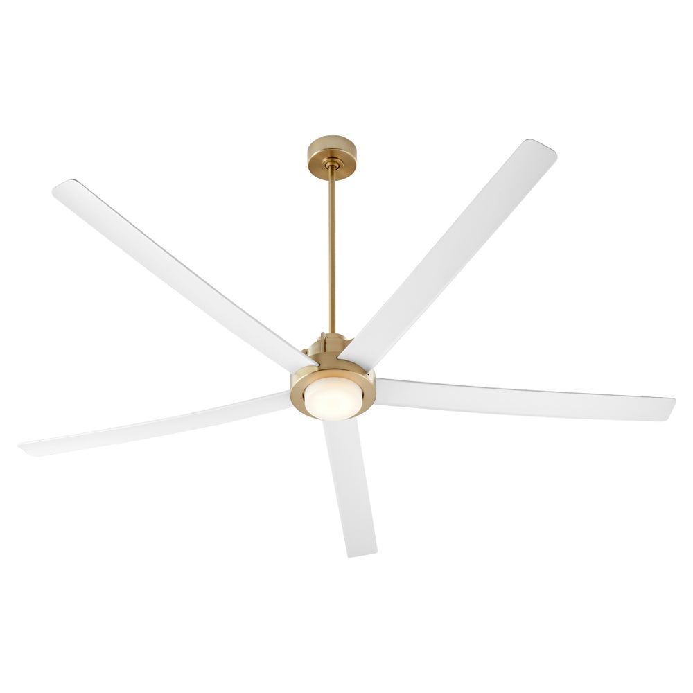 REVEL 80" Fan - Aged Brass