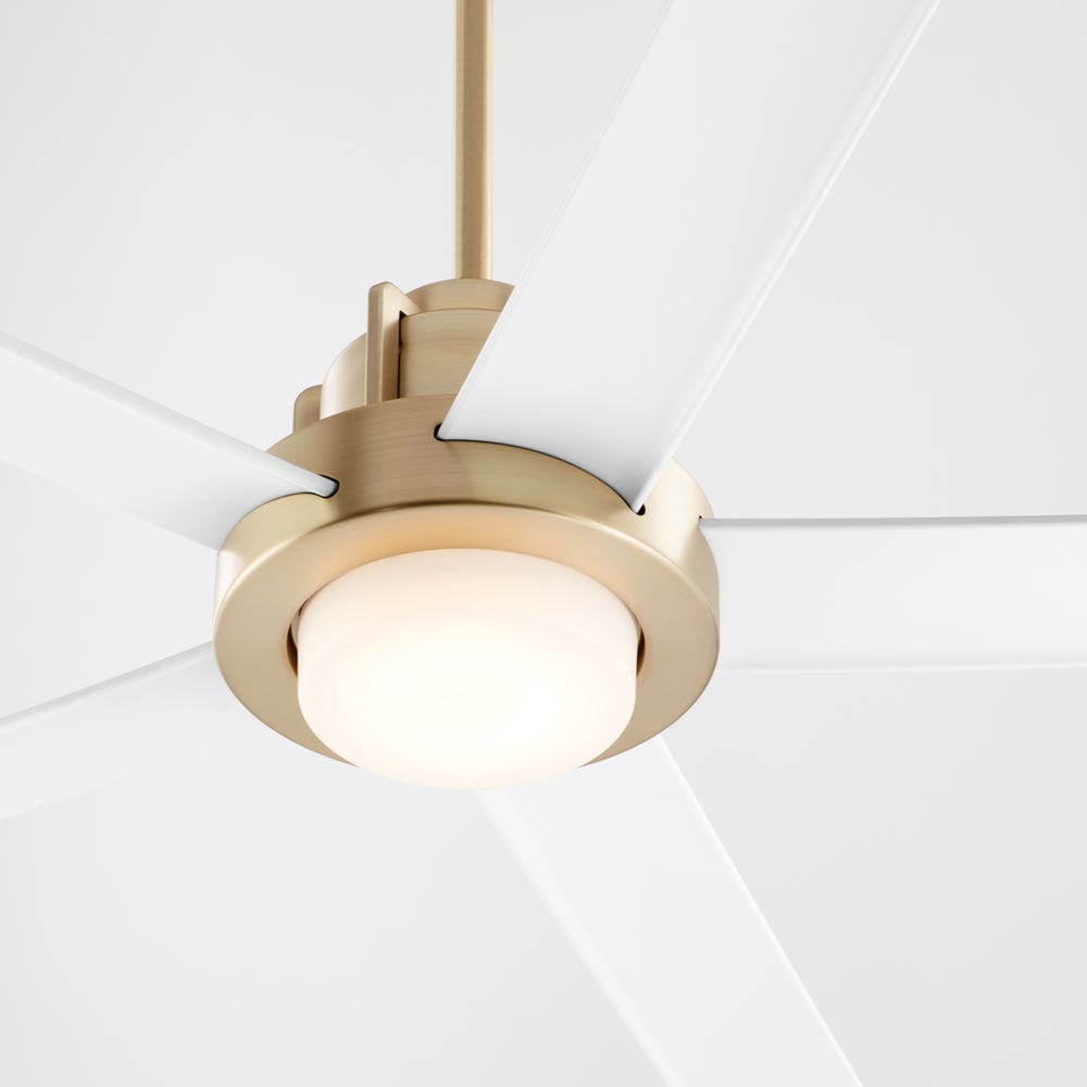 REVEL 80" Fan - Aged Brass
