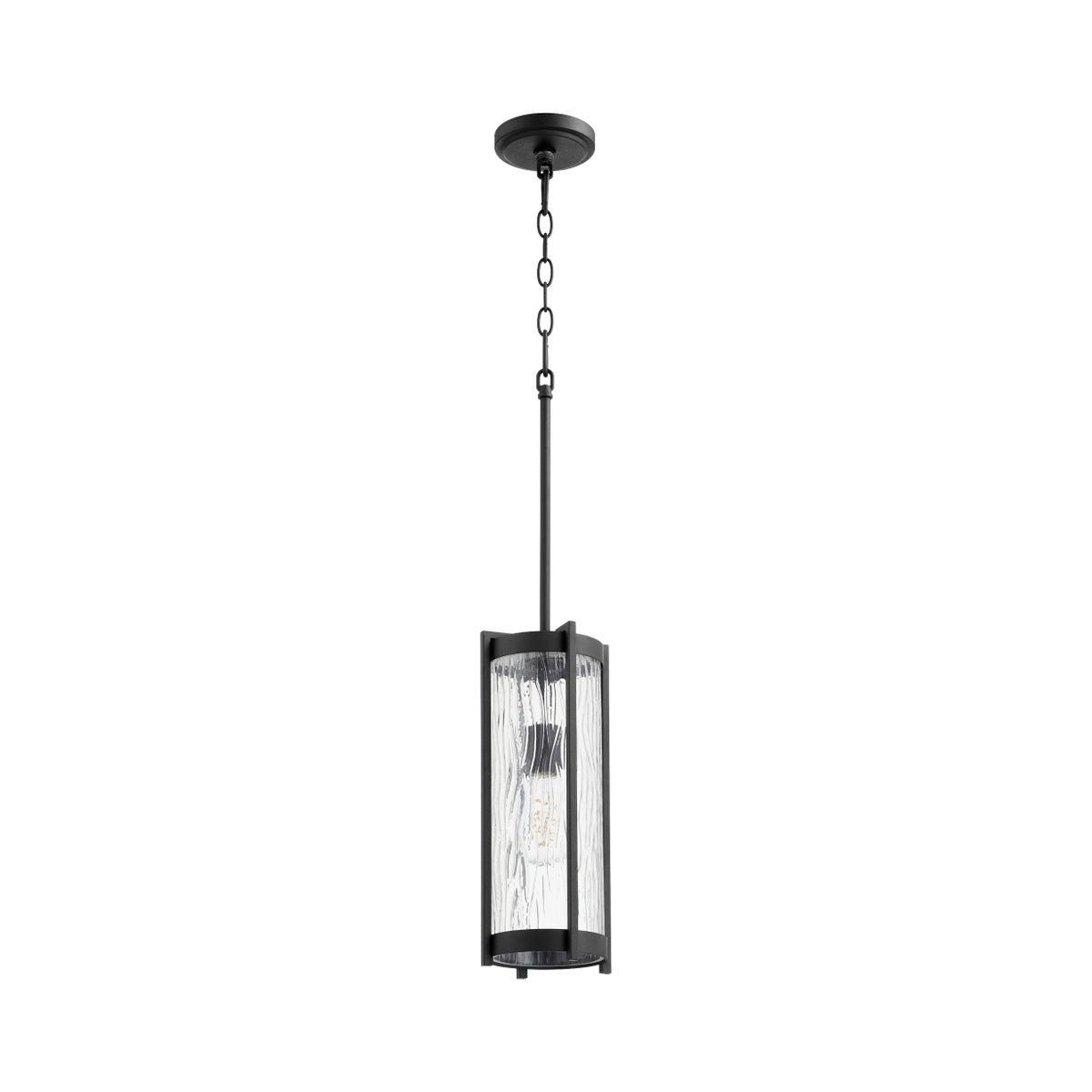 Chisseled Black Transitional Pendant