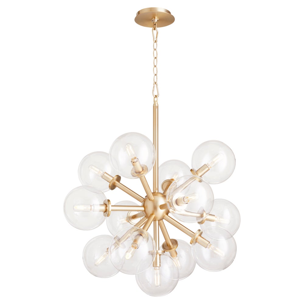 ROVI 13 Light Pendant - Aged Brass
