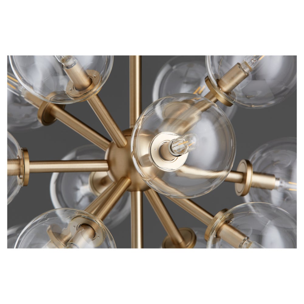 ROVI 13 Light Pendant - Aged Brass
