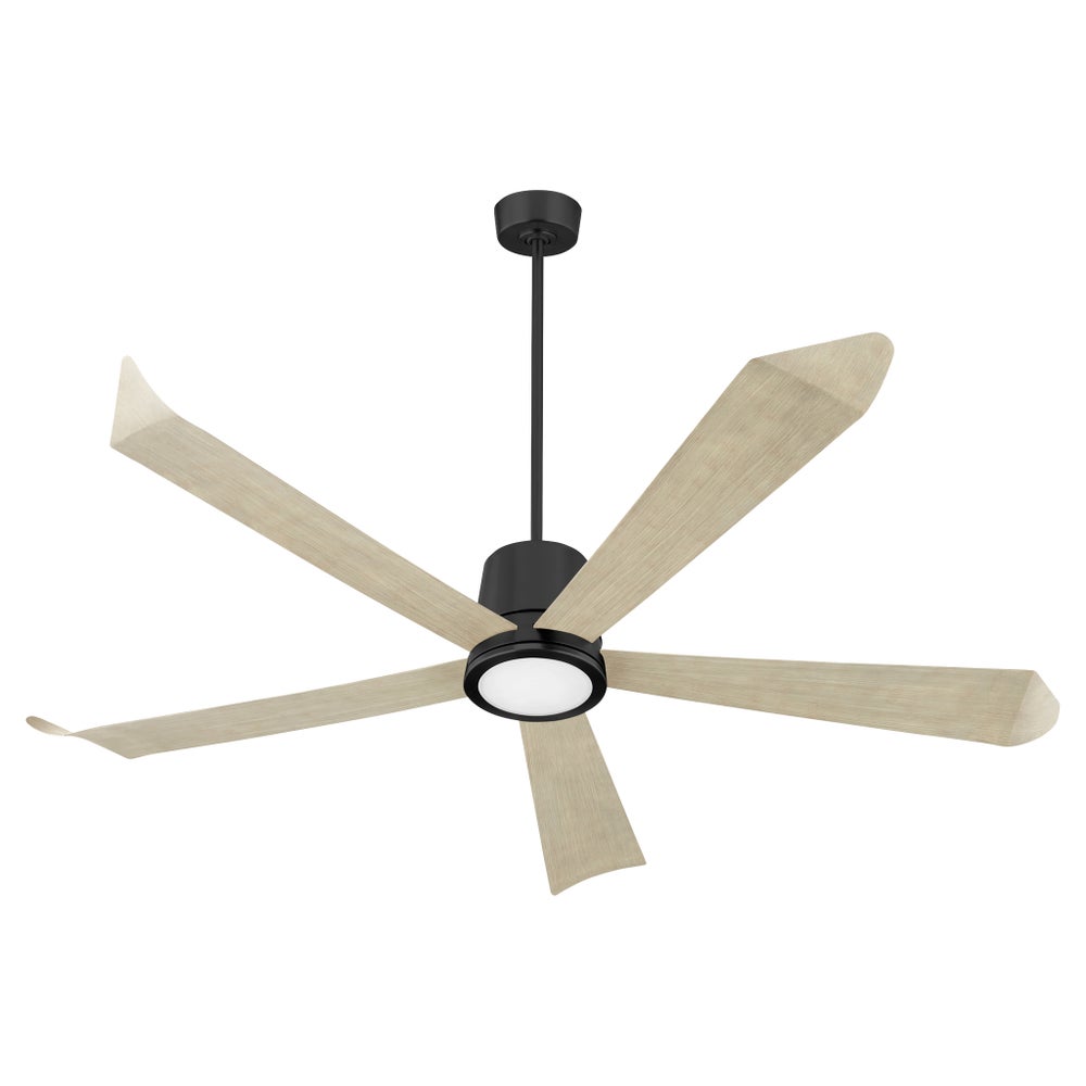 ROVA 72" Damp Fan Matte Black