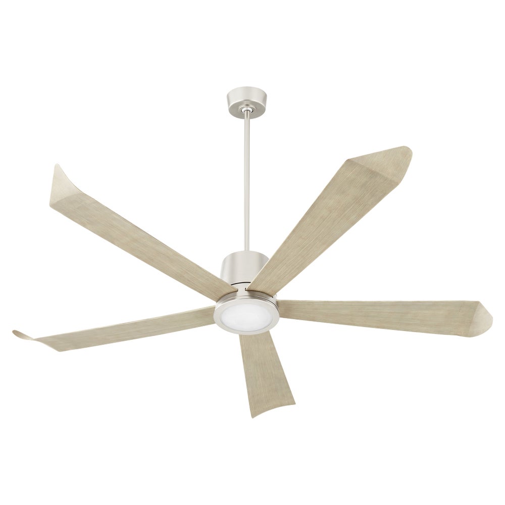 ROVA 72" Damp Fan - Satin Nickel