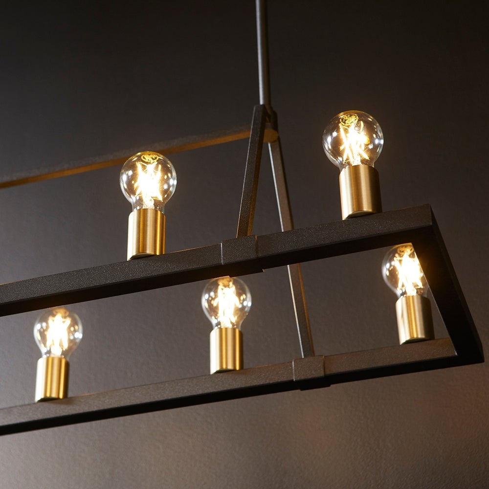 Paxton 10 Light Black Transitional Chandelier