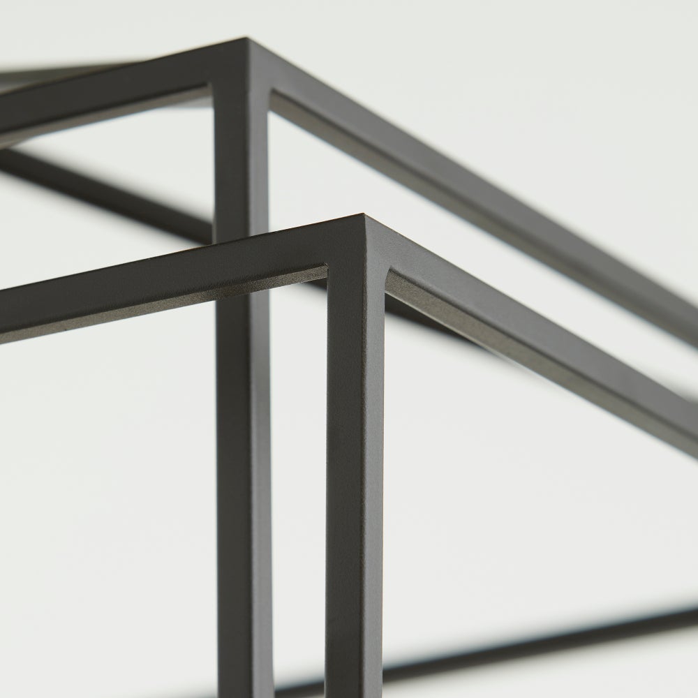 Monument 5 Light Transitional Black Chandelier