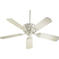 Windsor 52" Antique White Traditional Ceiling Fan