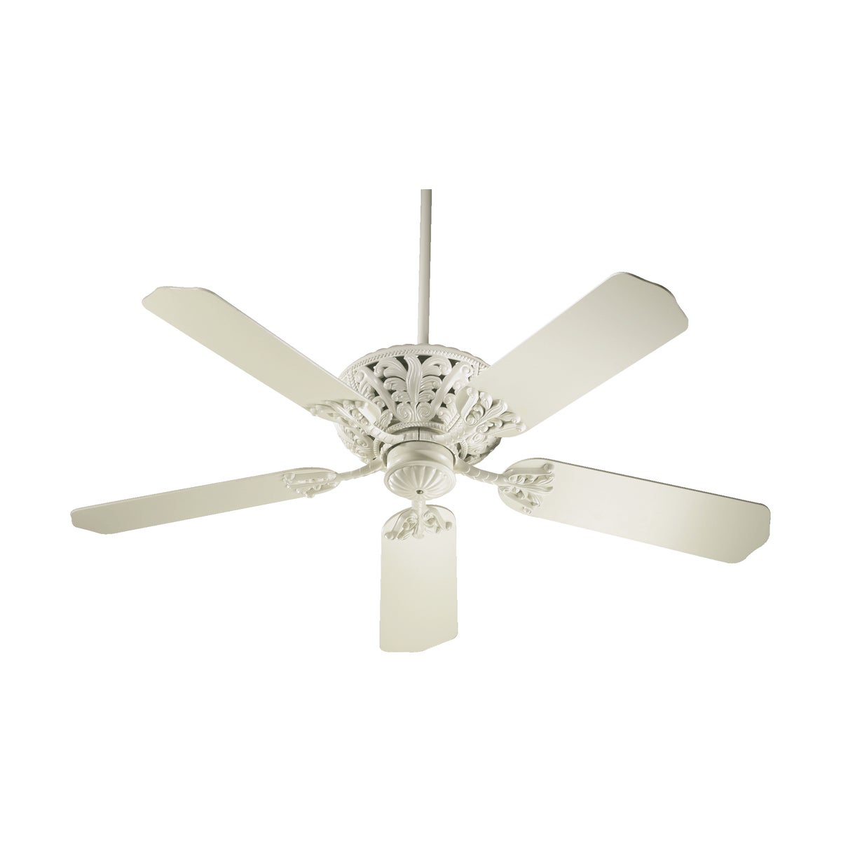 Windsor 52" Antique White Traditional Ceiling Fan