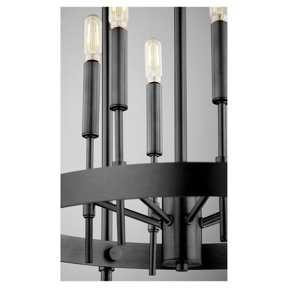 HAMILTON 6 Light Entry - Matte Black