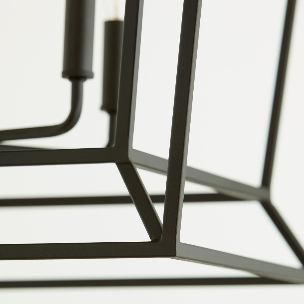 Monument 5 Light Black Pendant