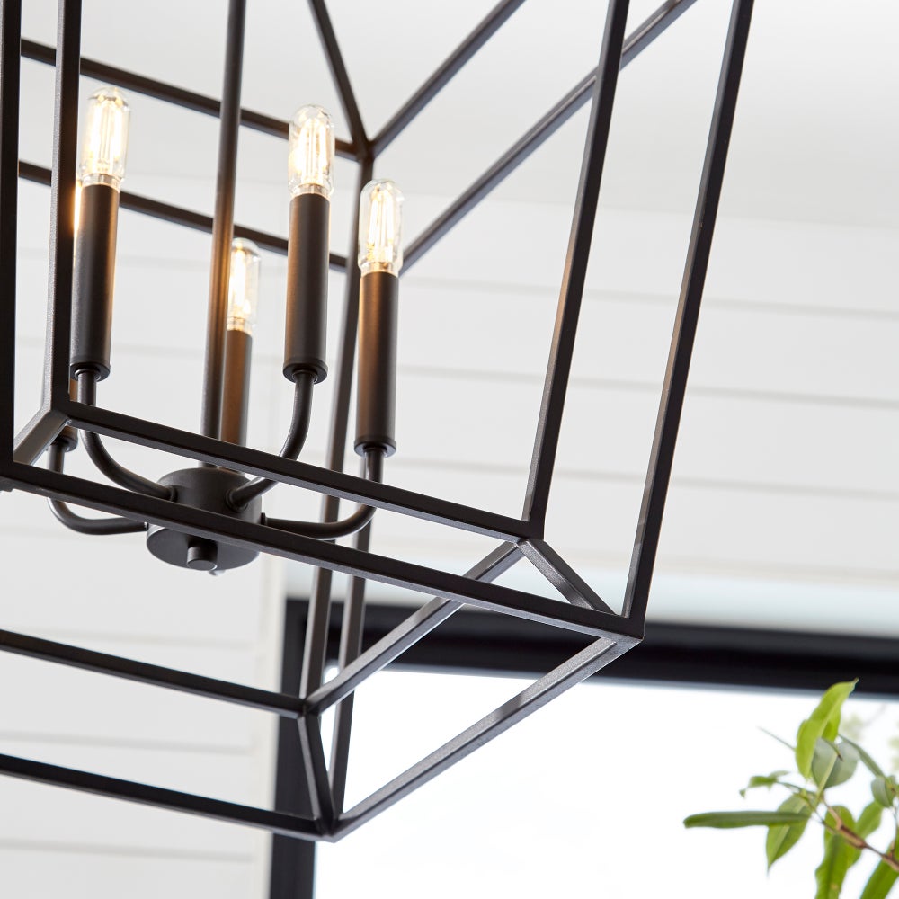 Monument 5 Light Black Pendant