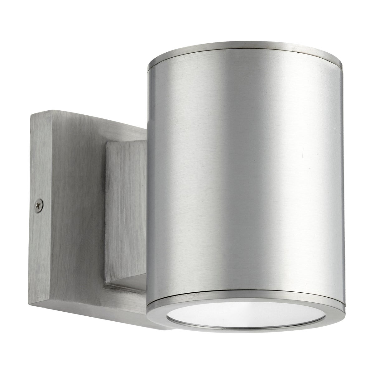 Cylinder 6" Brushed Aluminum Contemporary Outdoor Wall Light