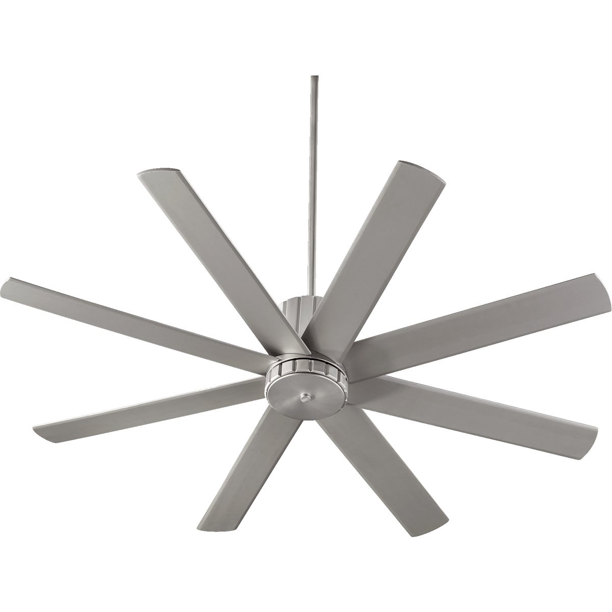 Proxima 60" Eight-Blade Satin Nickel Transitional Ceiling Fan