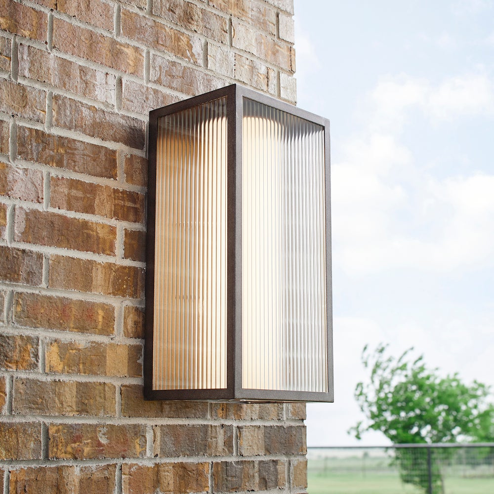 Maestro 23" 3-Light Weathered Zinc Outdoor LED Wall Light