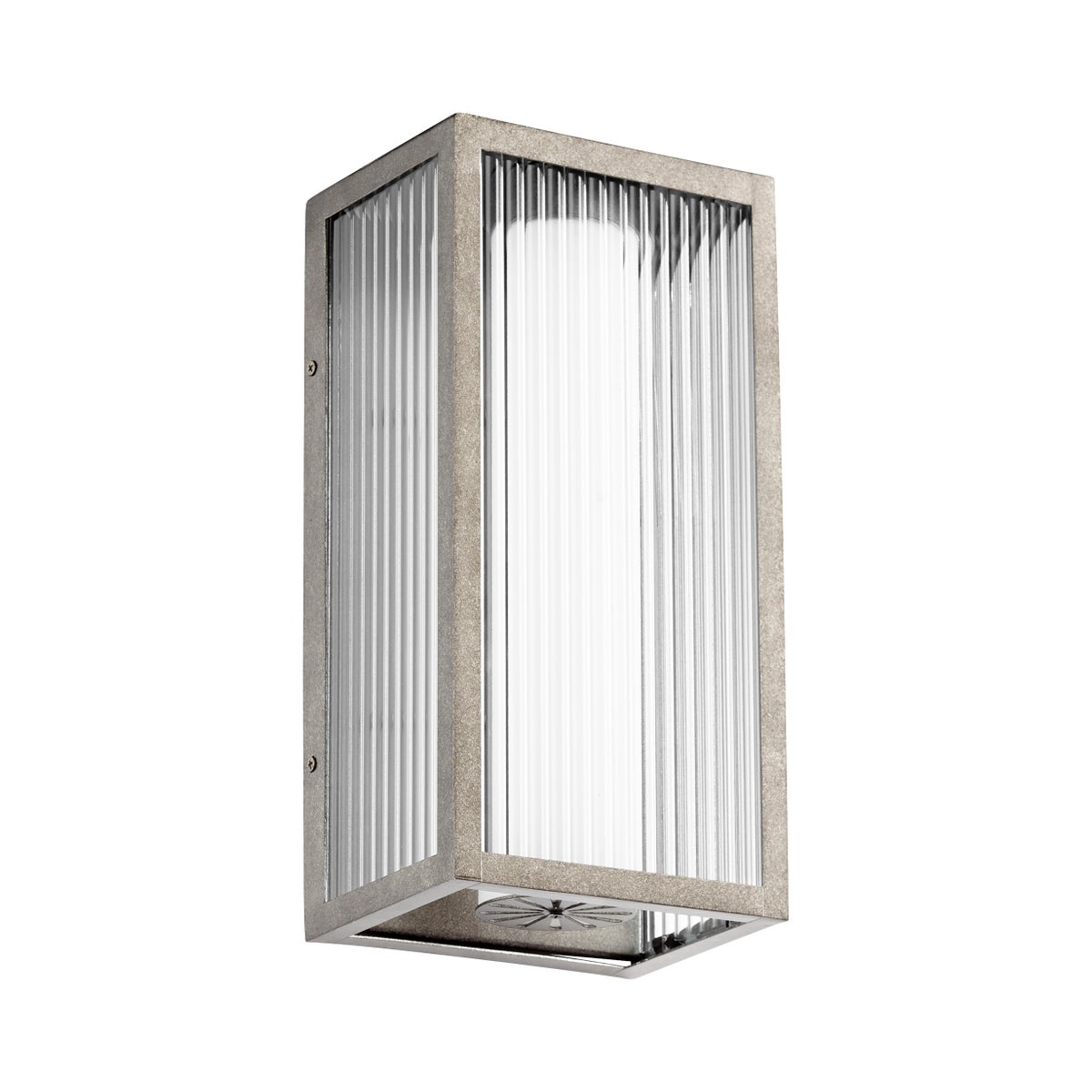 Maestro 15" 3-Light Weathered Zinc Outdoor LED Wall Light
