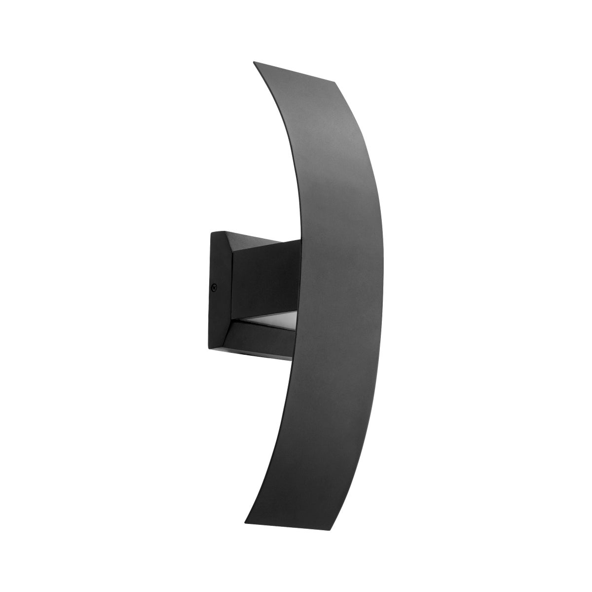 Curvo 19" 1-Light Brushed Aluminum Outdoor LED Wall Light