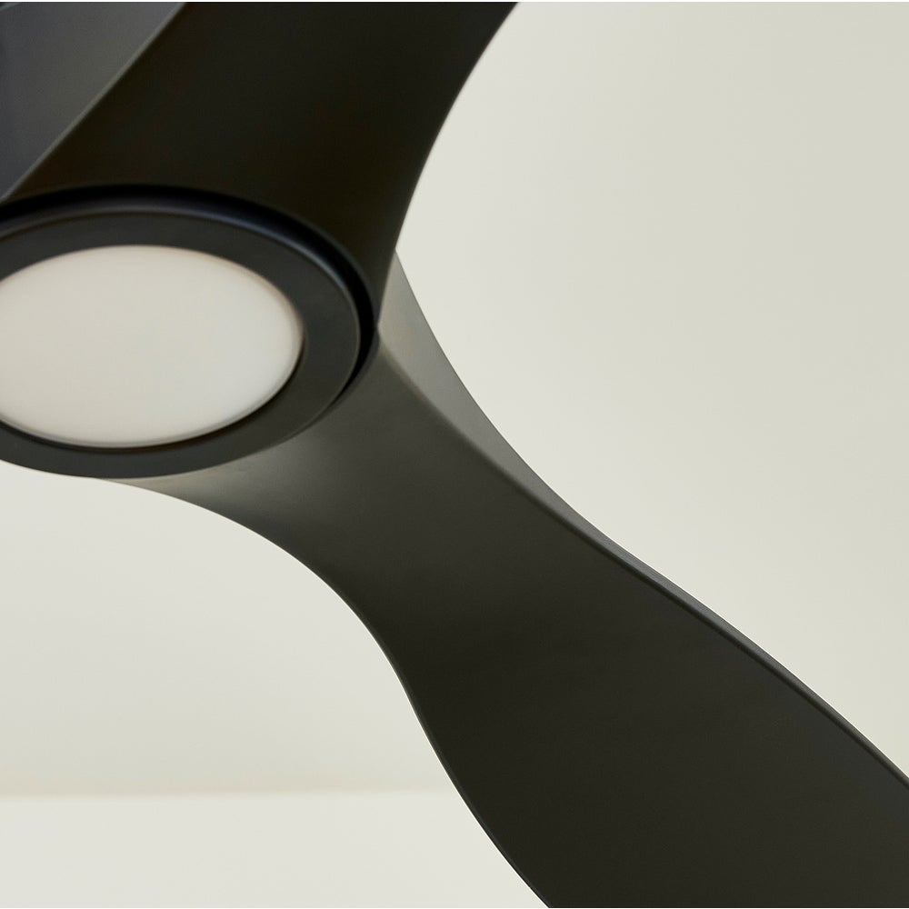 MARINO 54" Black Led Damp Ceiling Fan