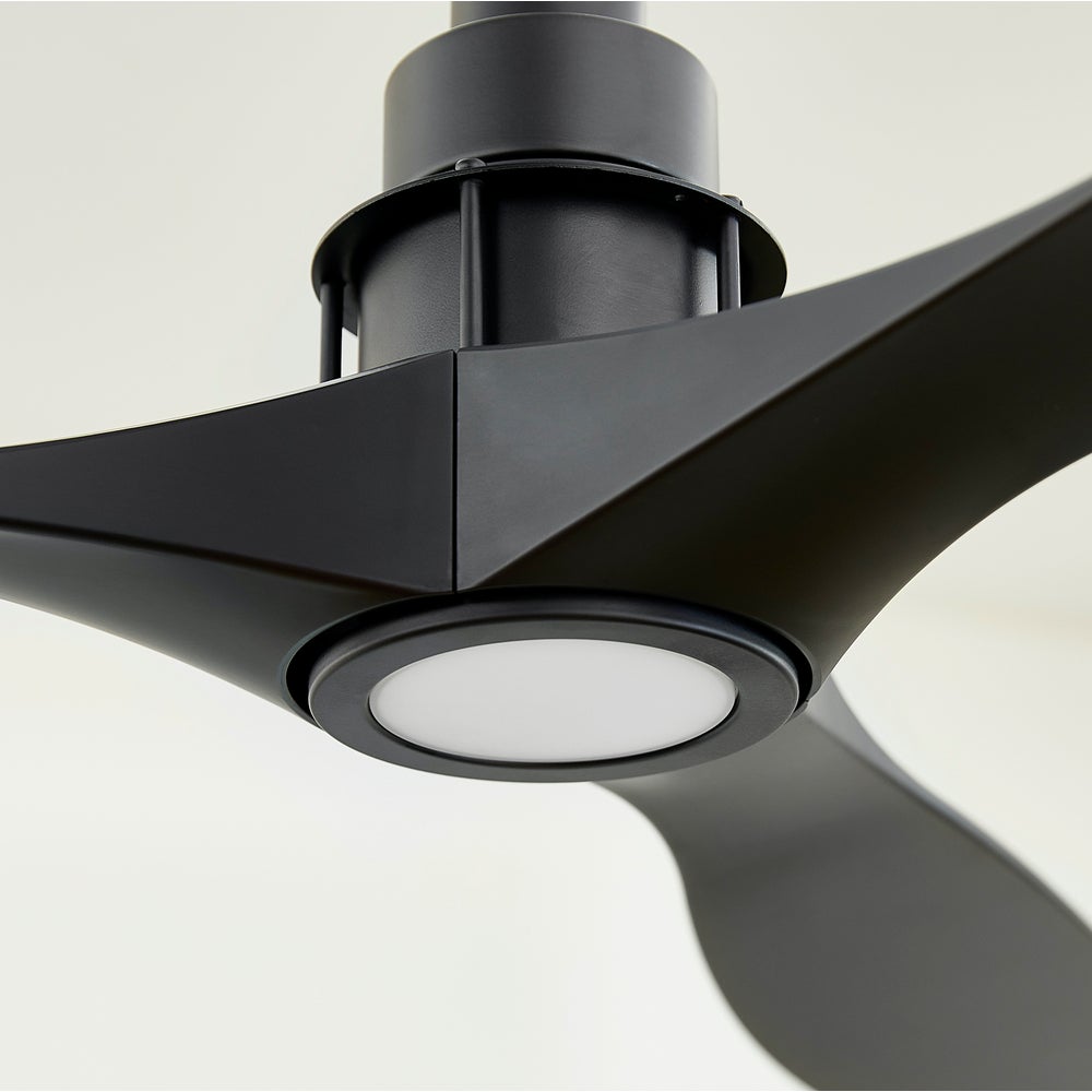 MARINO 54" Black Led Damp Ceiling Fan