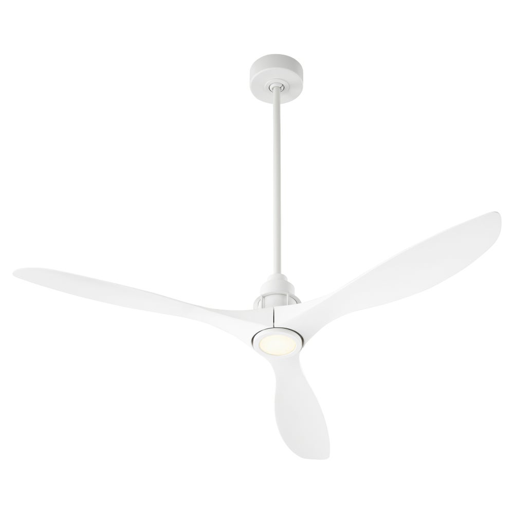 MARINO 54" Studio White Led Damp Ceiling Fan